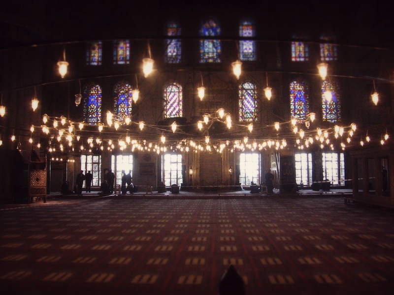 Inside Blue Mosque Istanbul