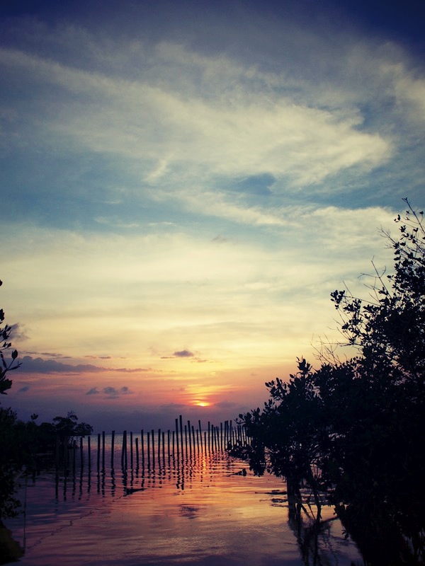 Caye Caulker sunset Belize