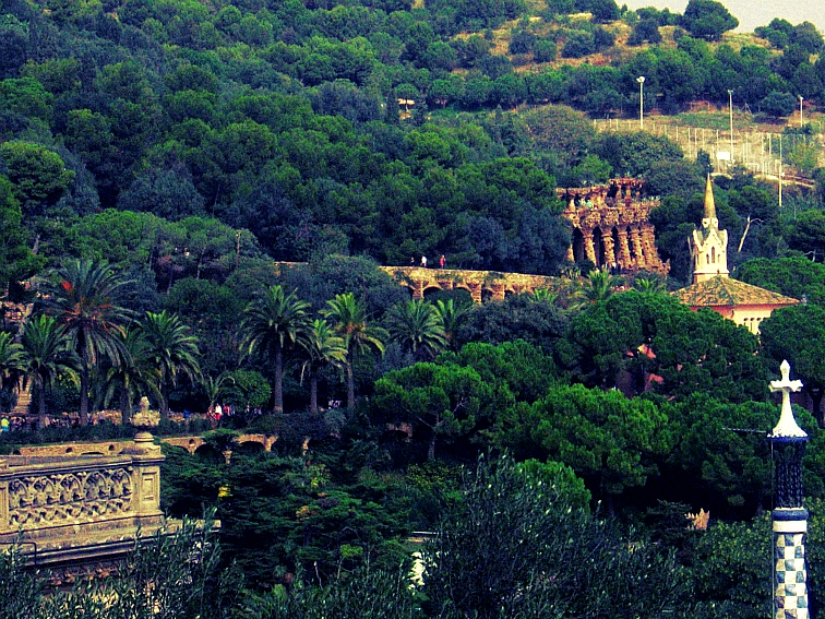 barcelona park güell