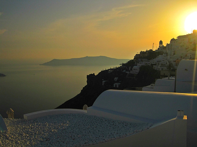 santorini sunset