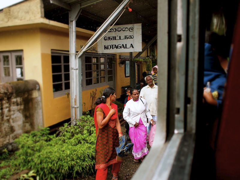 Kotagala train stop Sri Lanka