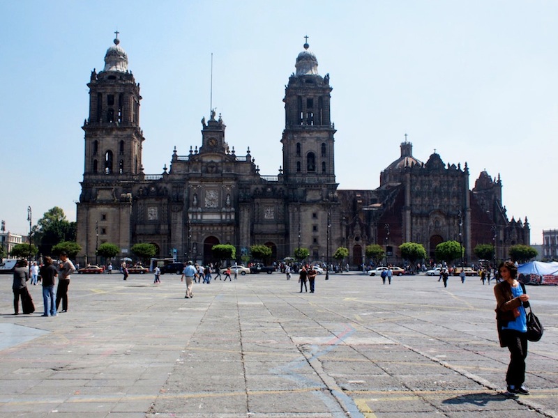 The Zócalo in Mexico City
