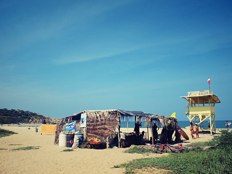 Surf palapa in La Punta