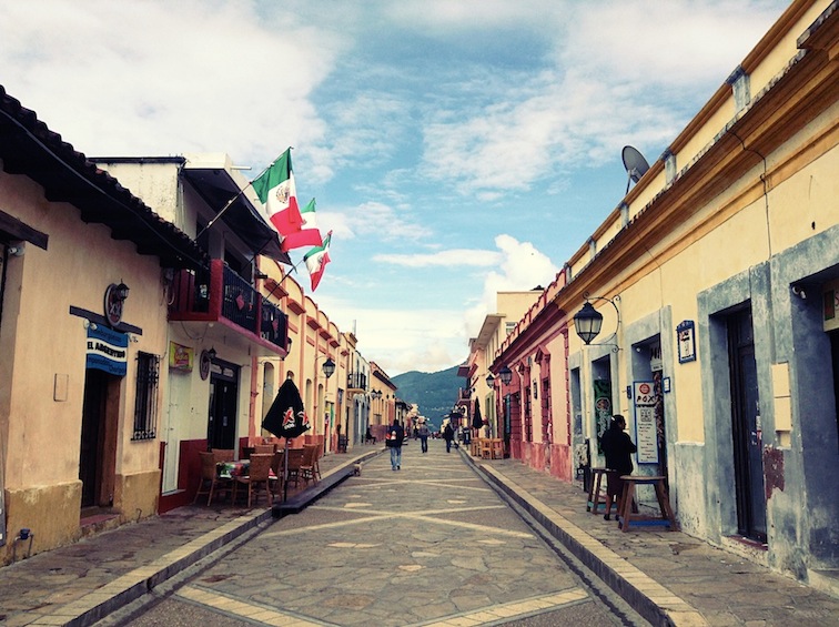 Real de Guadalupe street san cristóbal de las casas chiapas mexico