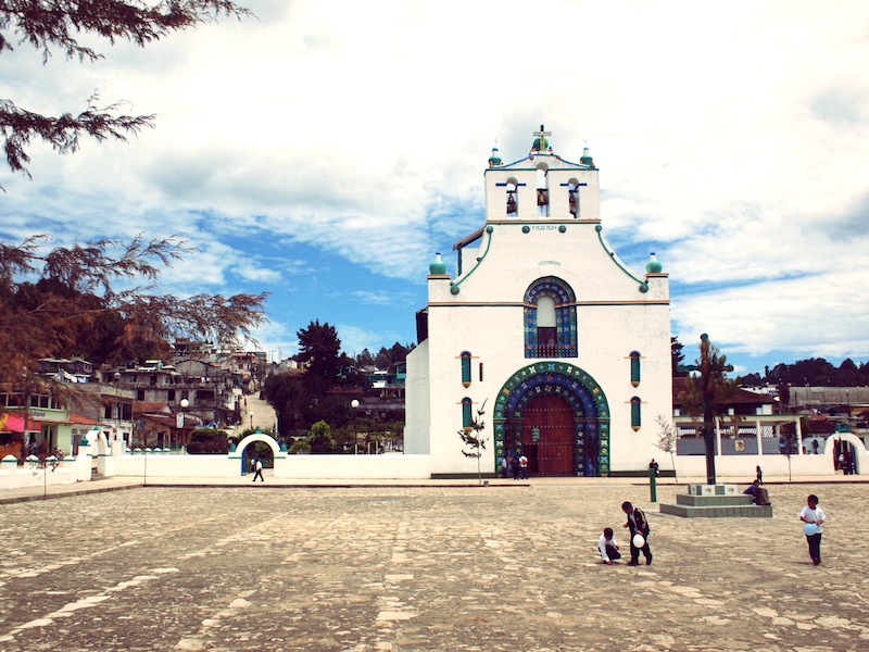 Cathedral of San Juan Bautista in San Juan Chamula