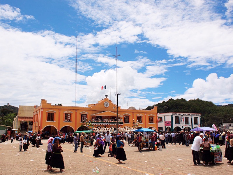 Market square in San Juan Chamula