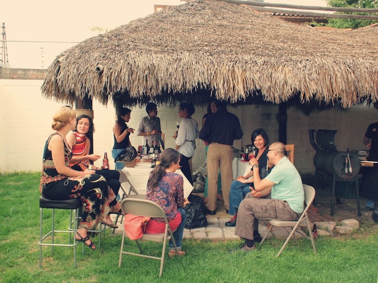 Friends in San Andrés Cholula