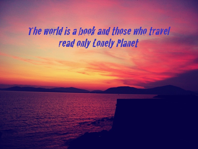 The world is a book travel quote