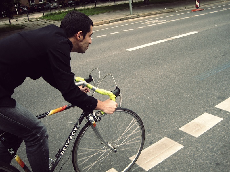 Author rides Berlin