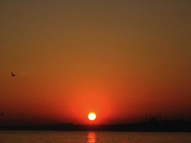 Sunset Bosphorus Istanbul