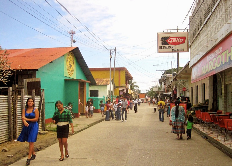Streets of Livingston Guatemala